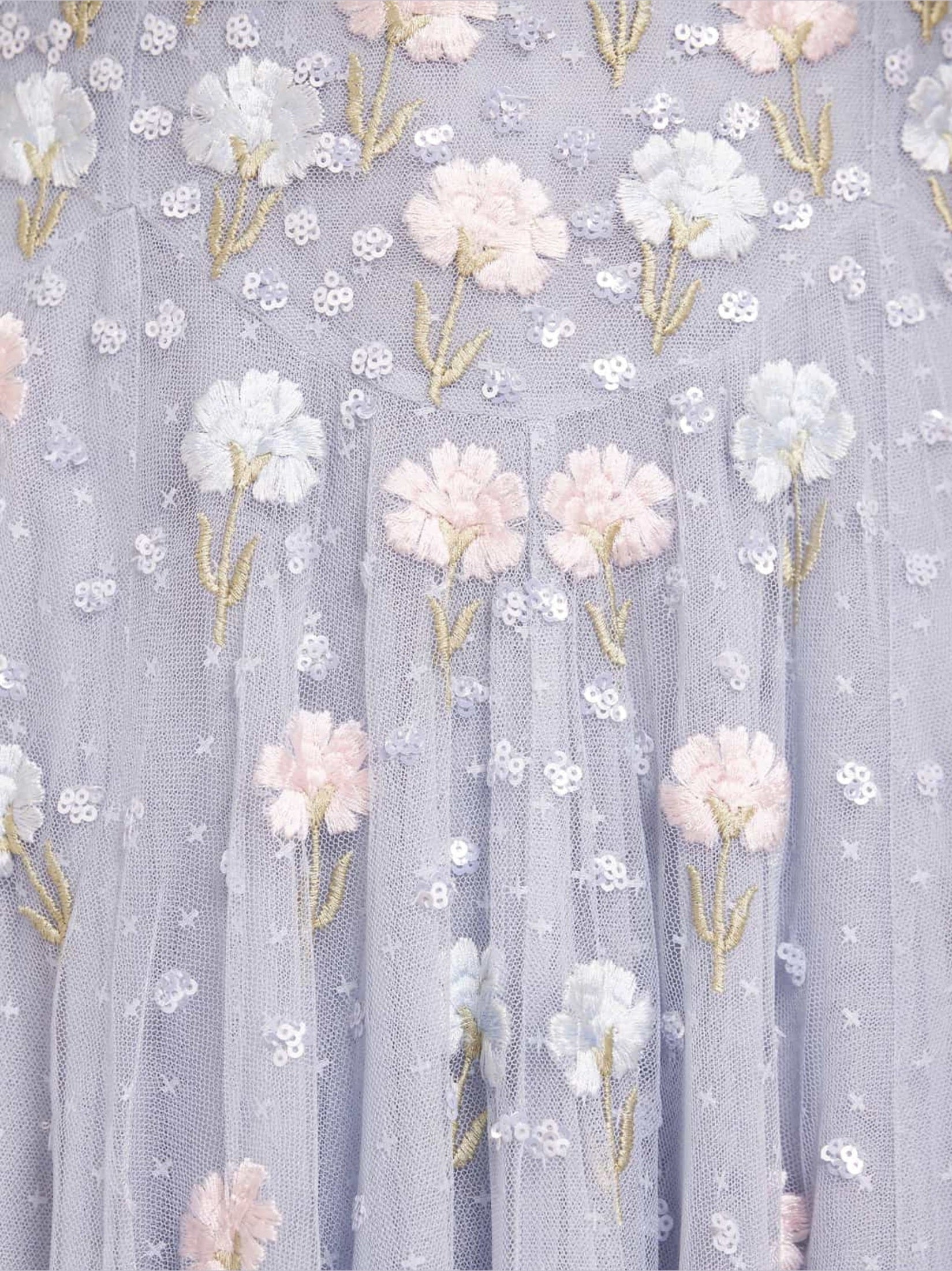 Dandelion ditsy ankle gown