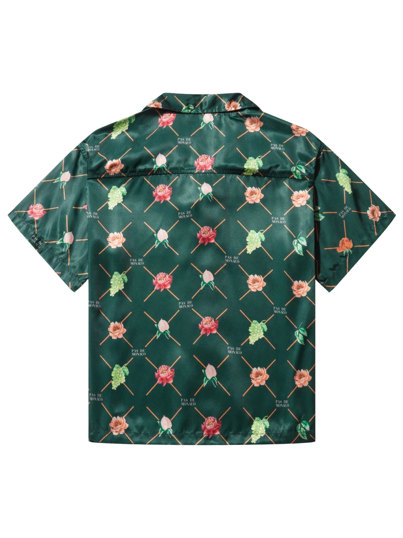 Fruit monogram cuban shirt