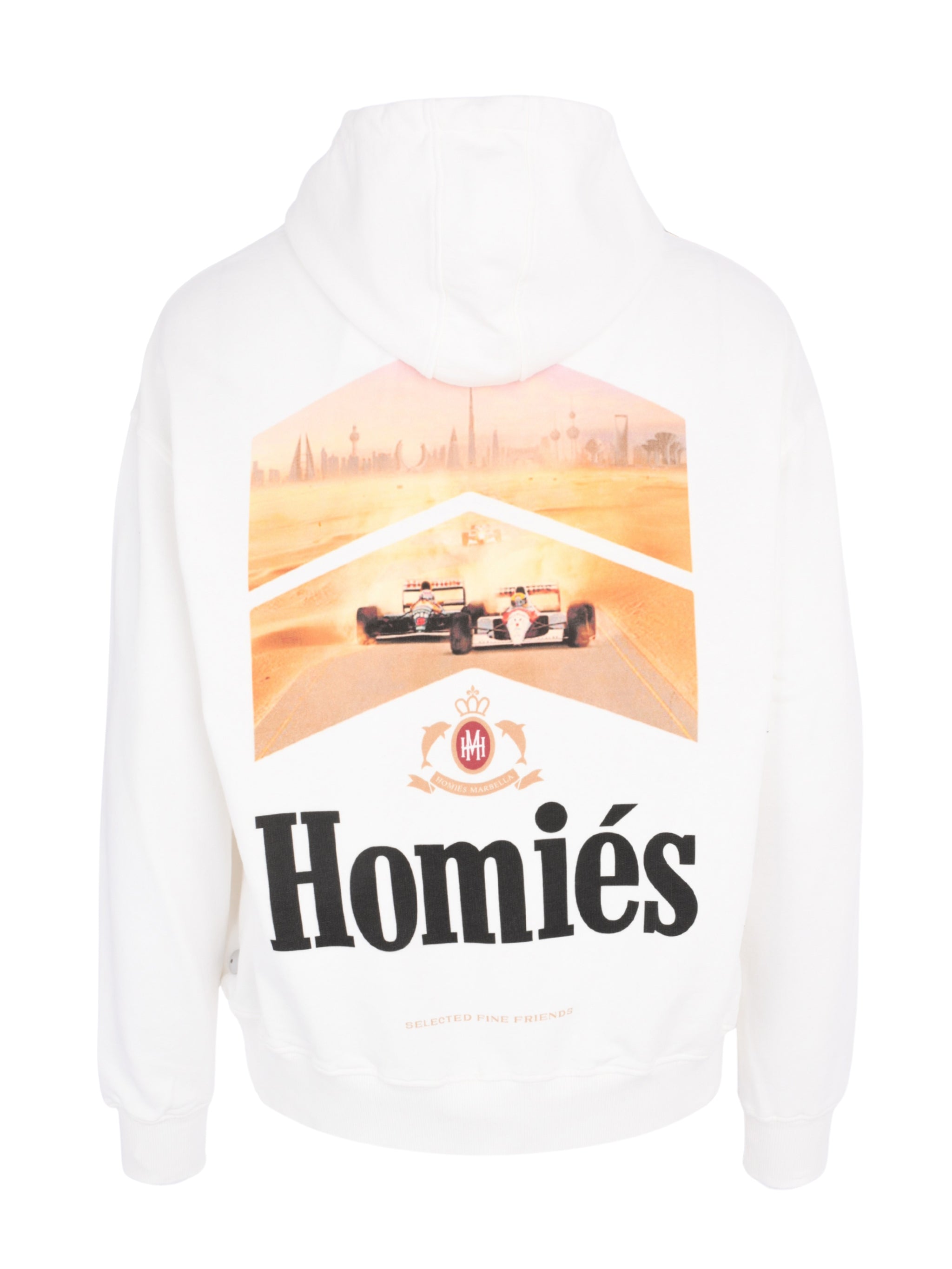 RACING GCC HOODIE VINTAGE WHITE