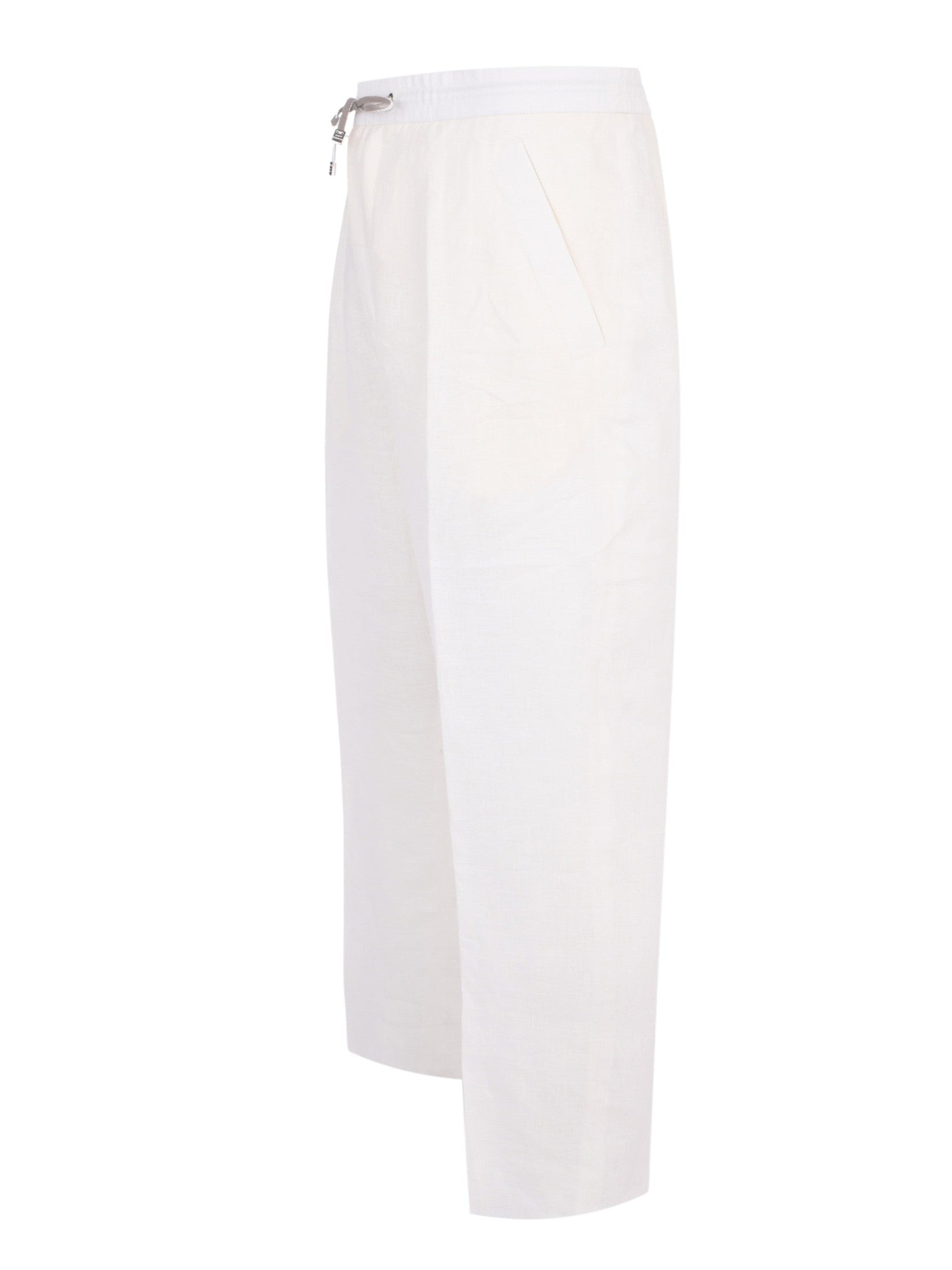 Linen drawcord pants