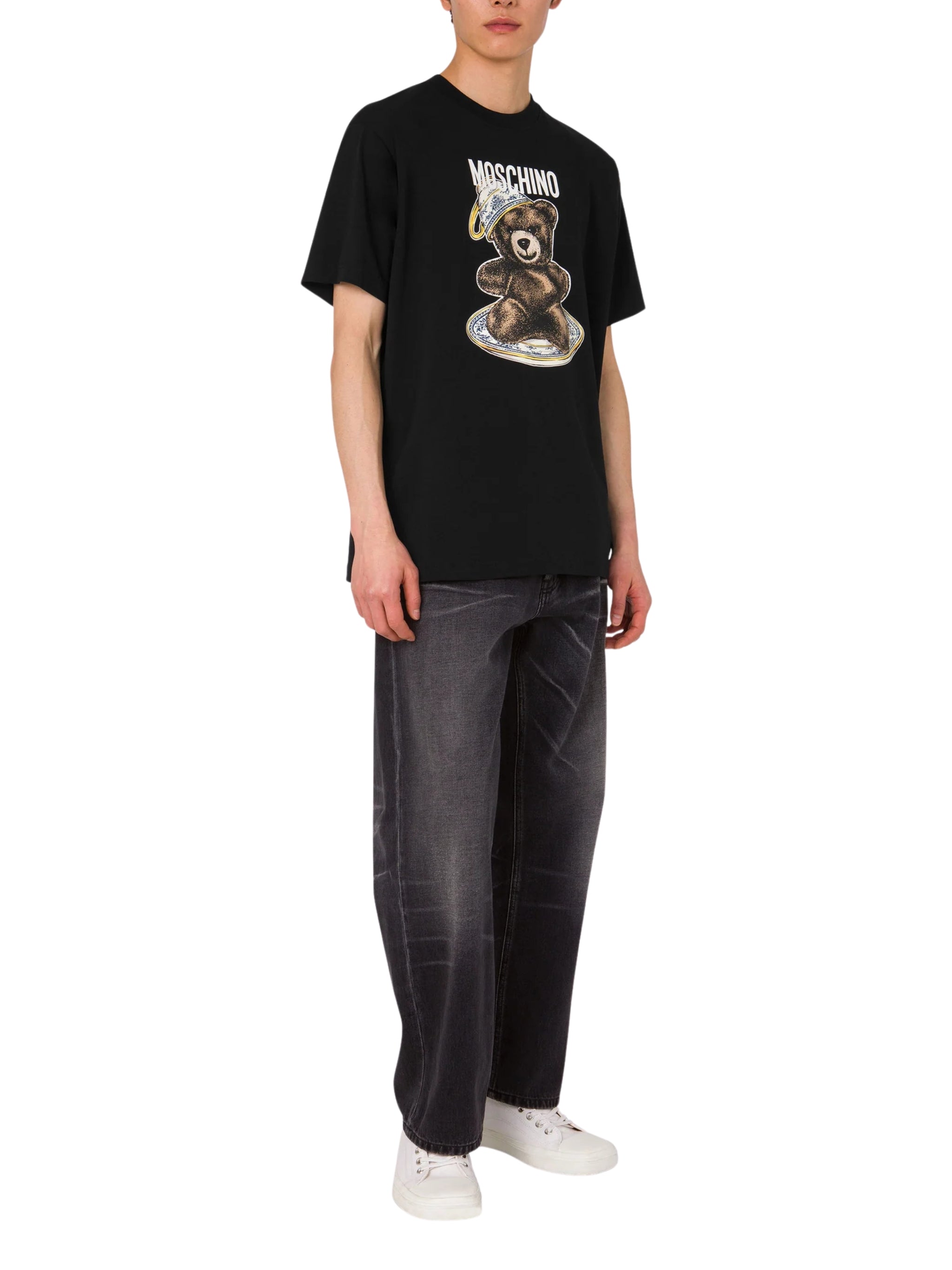 Teddy-print T-shirt