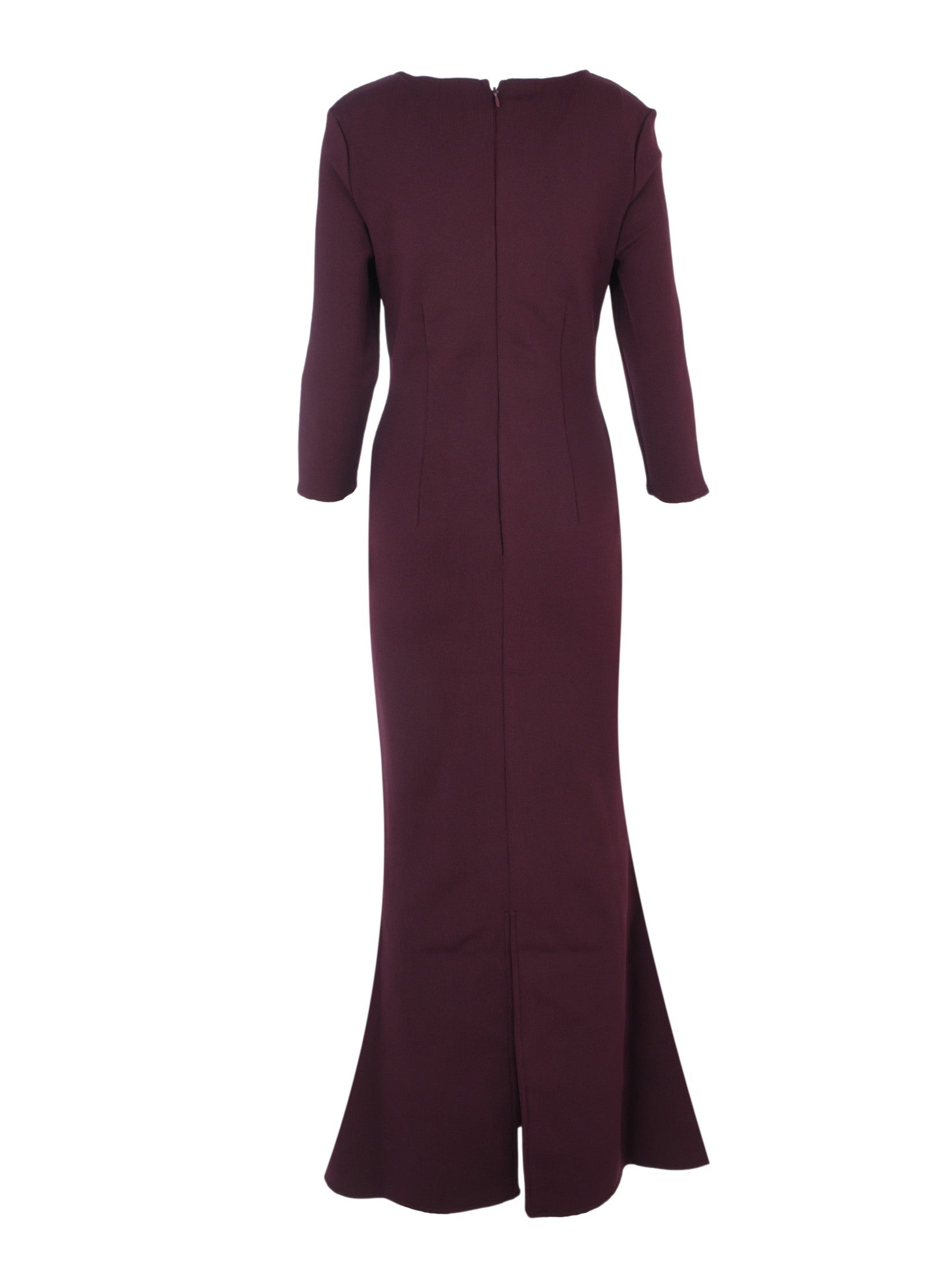 Fur bust bow dress