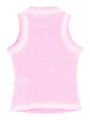 Spray off stamp rib round tan soft pink