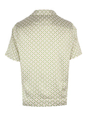 ROBERTO SILK SS SHIRT LOTUS PRINT