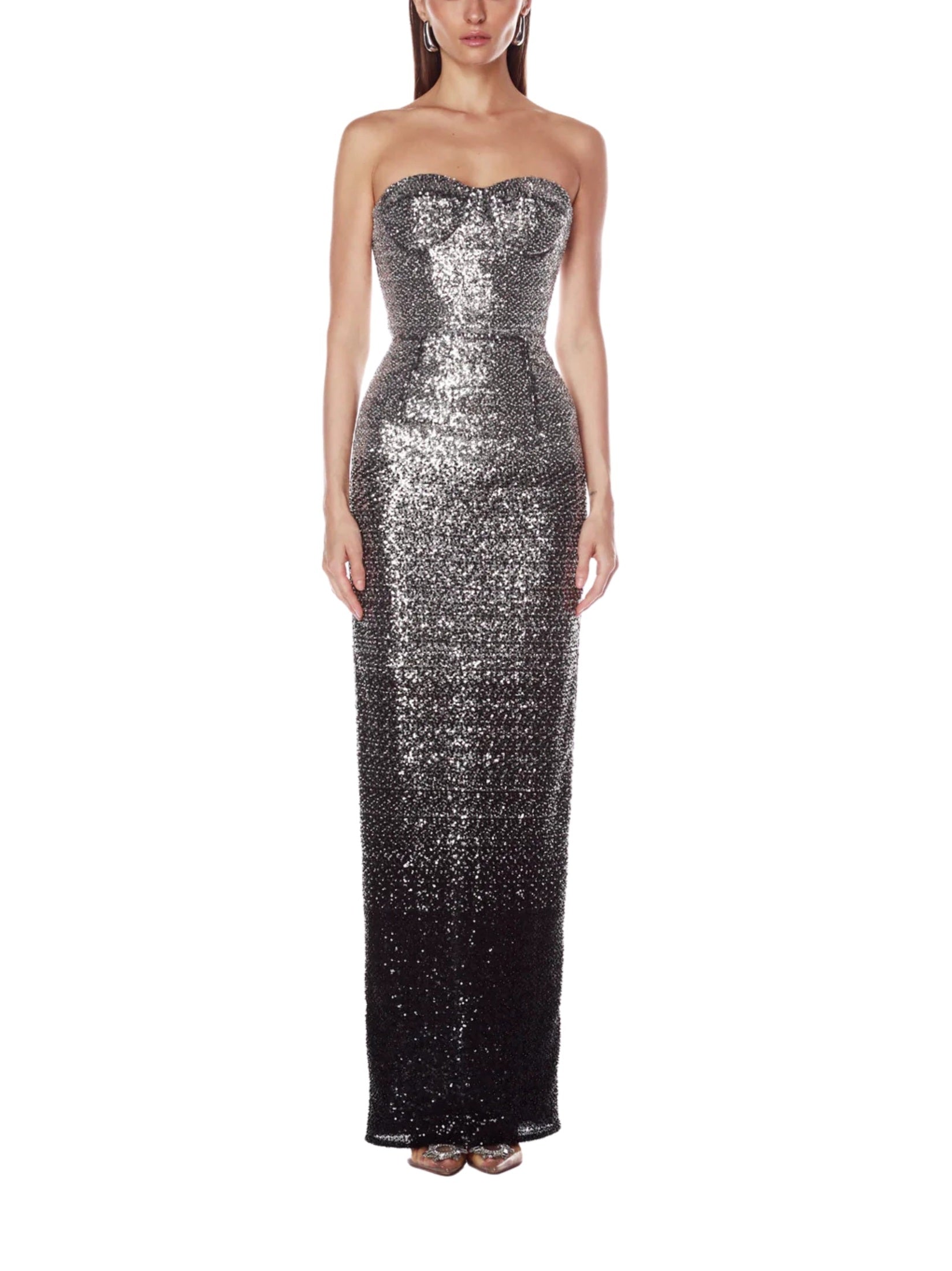 Dahlia strapless maxi dress