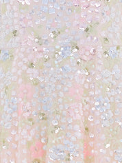 Confetti gloss off-shoulder ballerina dress