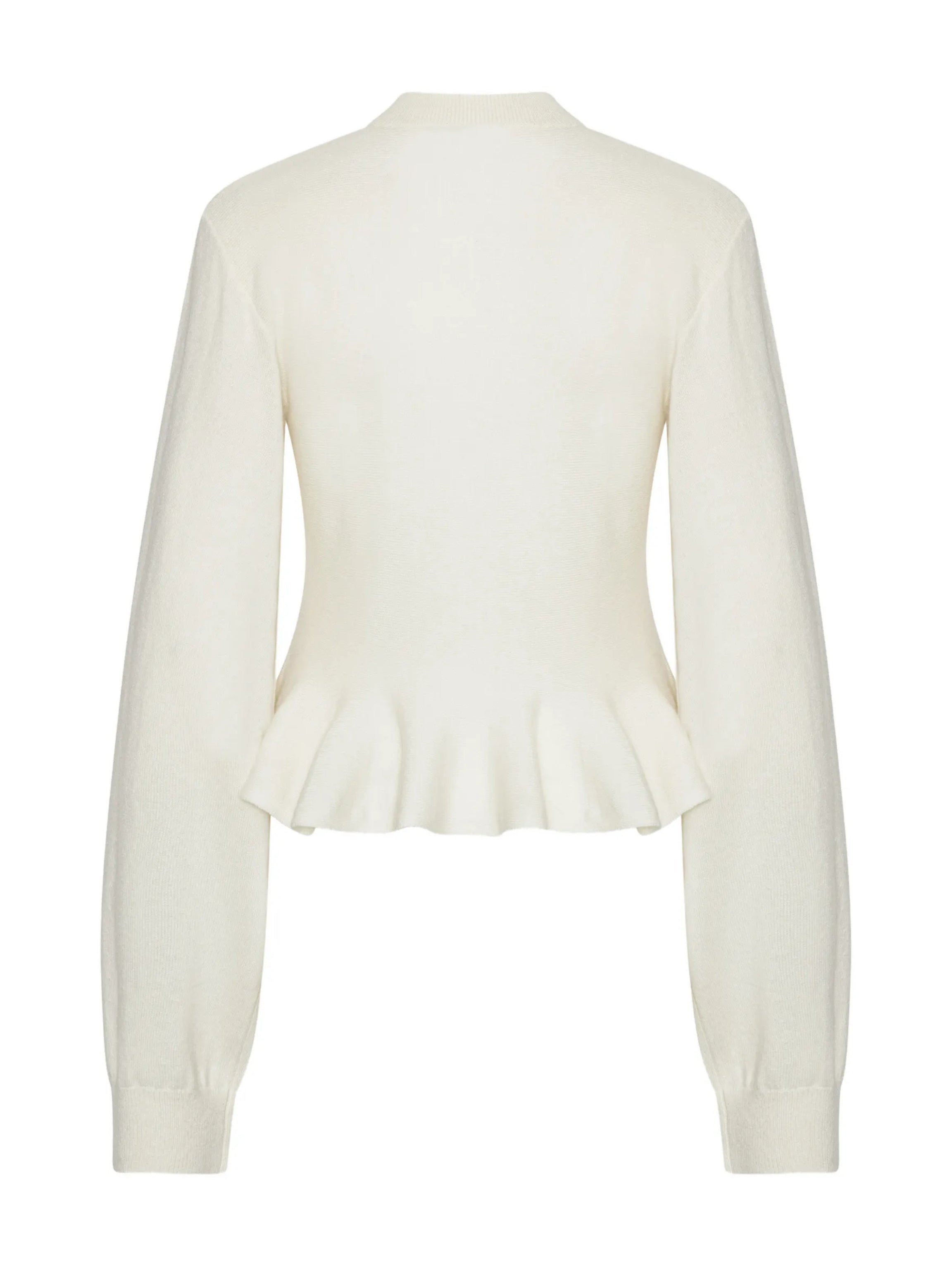 Sculptured knit cardigan