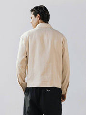 Khaki linen jacket