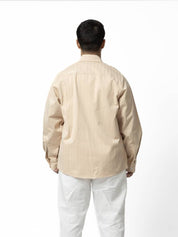 Beige layered shirt