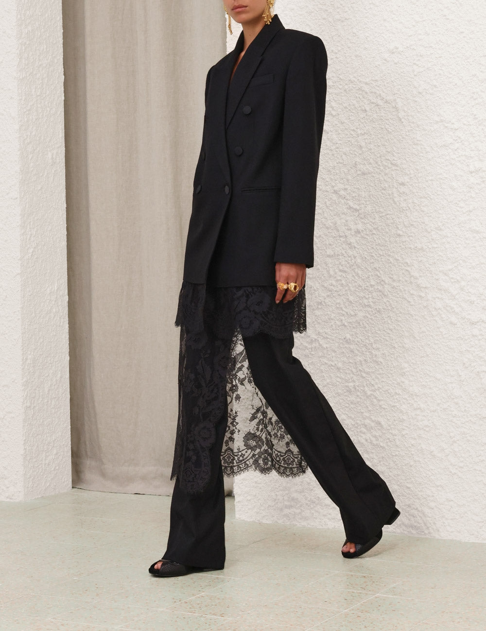 Valiant lace blazer