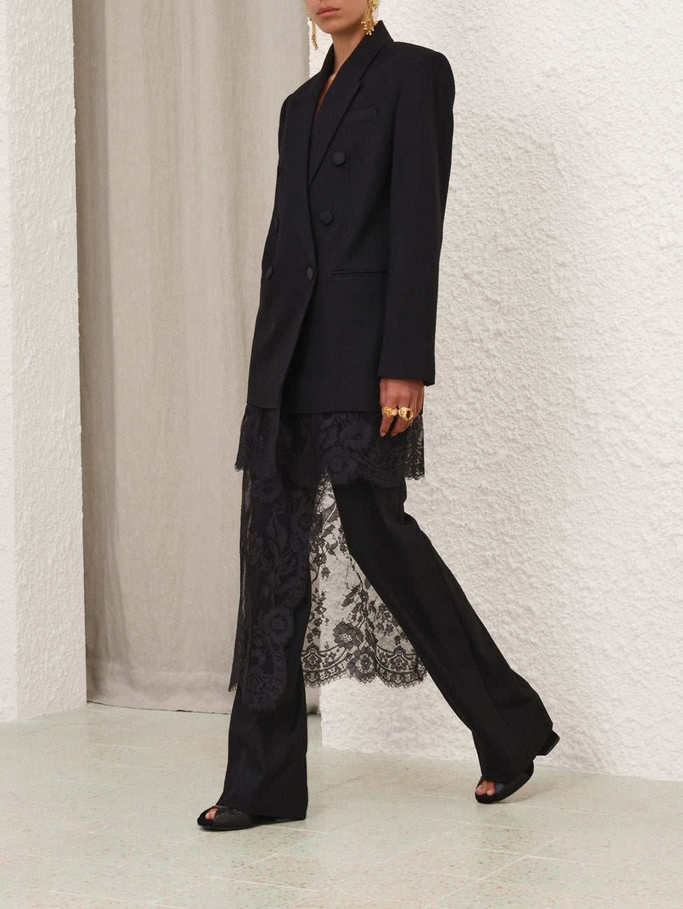 Valiant lace blazer