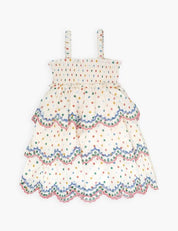 EVERLEY EMBROIDERY DRESS