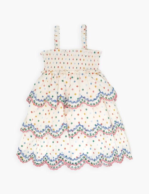 EVERLEY EMBROIDERY DRESS