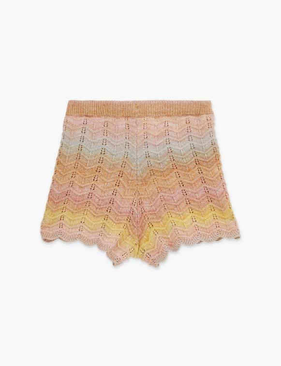 TALLOW CHEVRON KNIT SHORT