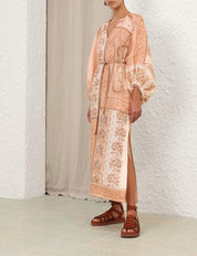 LUCKY TUNIC MIDI DRESS