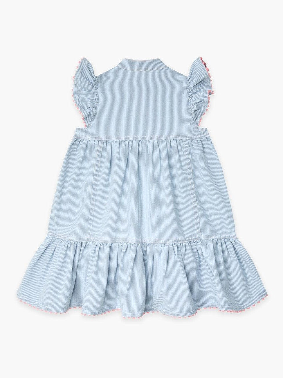 Wylie kids denim flutter dress