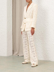Illuminate lace straight pant