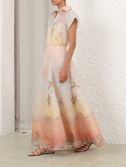 Illuminate maxi skirt