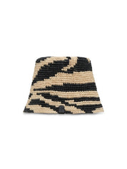 Raffia bucket hat