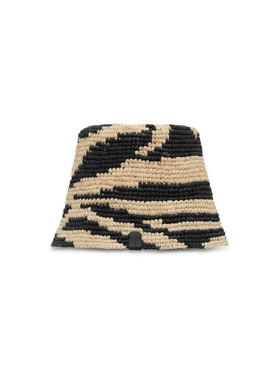 Raffia bucket hat