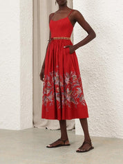 Rhiannon corset midi dress