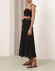 RHIANNON EMBROIDERED SKIRT