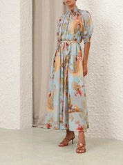 Ascension billow maxi dress