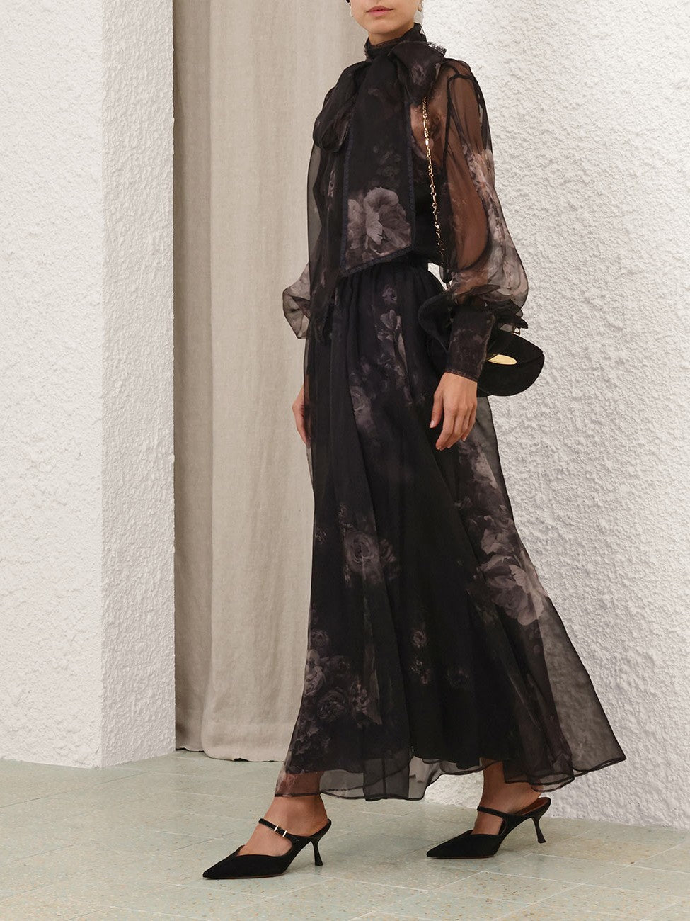 Hypnotic maxi skirt