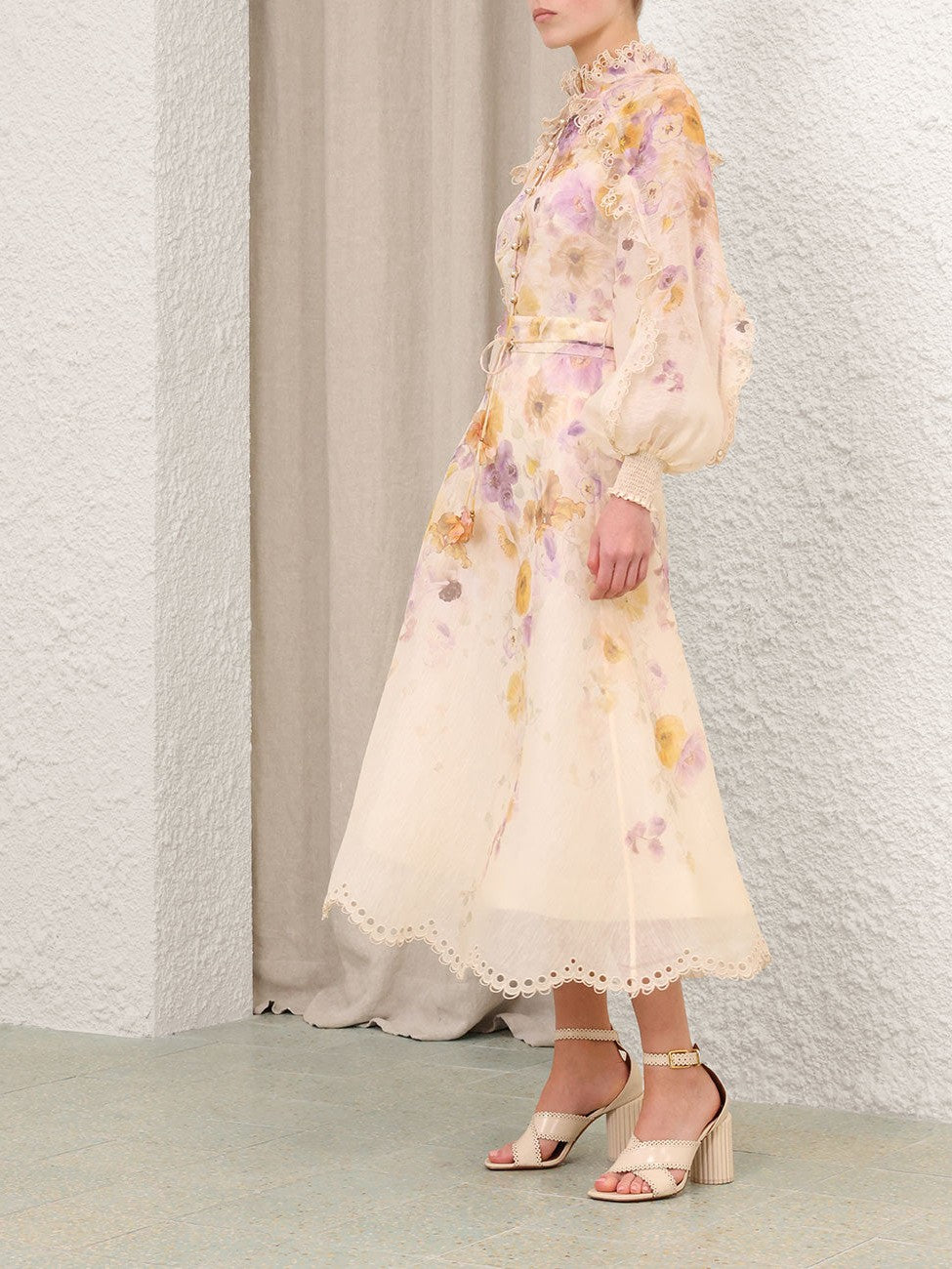 Memento embroidered blouse