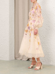Memento embroidered blouse