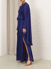Hypnotic smocked flutter dress