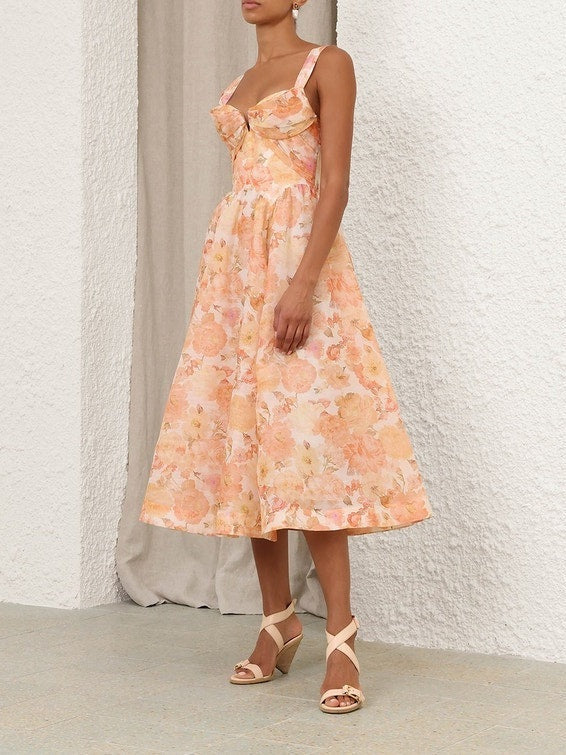 Rebellion drape midi dress