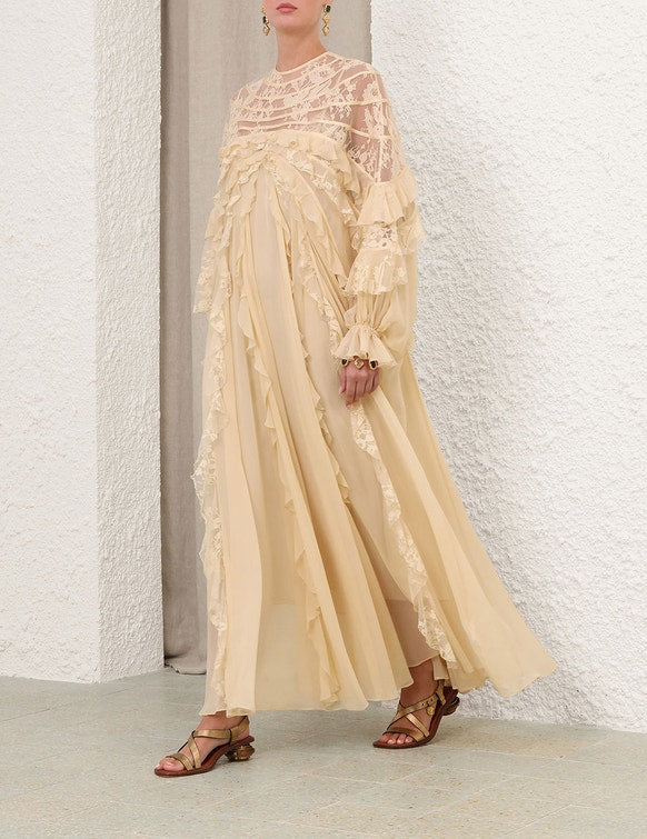 Rebellion splice billow dress