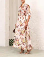 Matchmaker Floral Flare Skirt تنورة