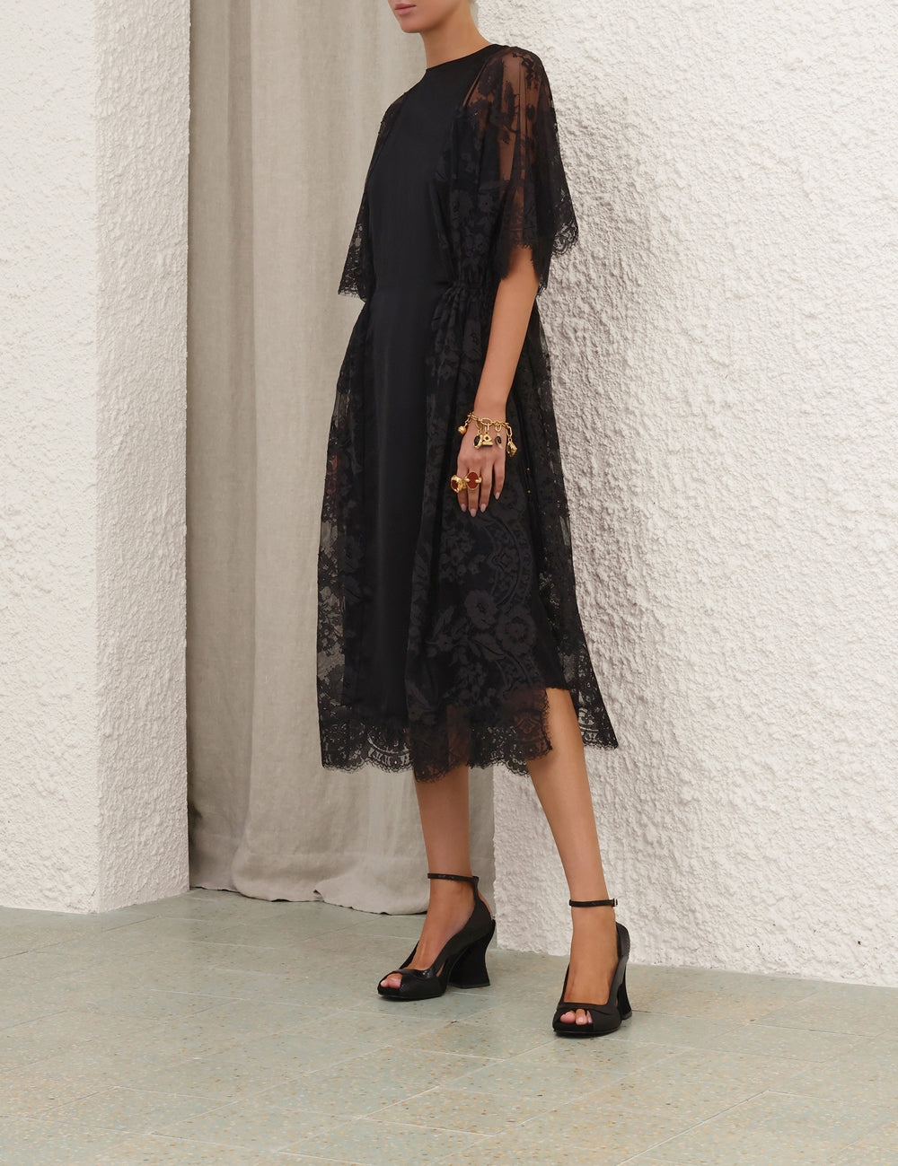 Valiant lace tunic dress
