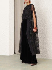Valiant lace caped top