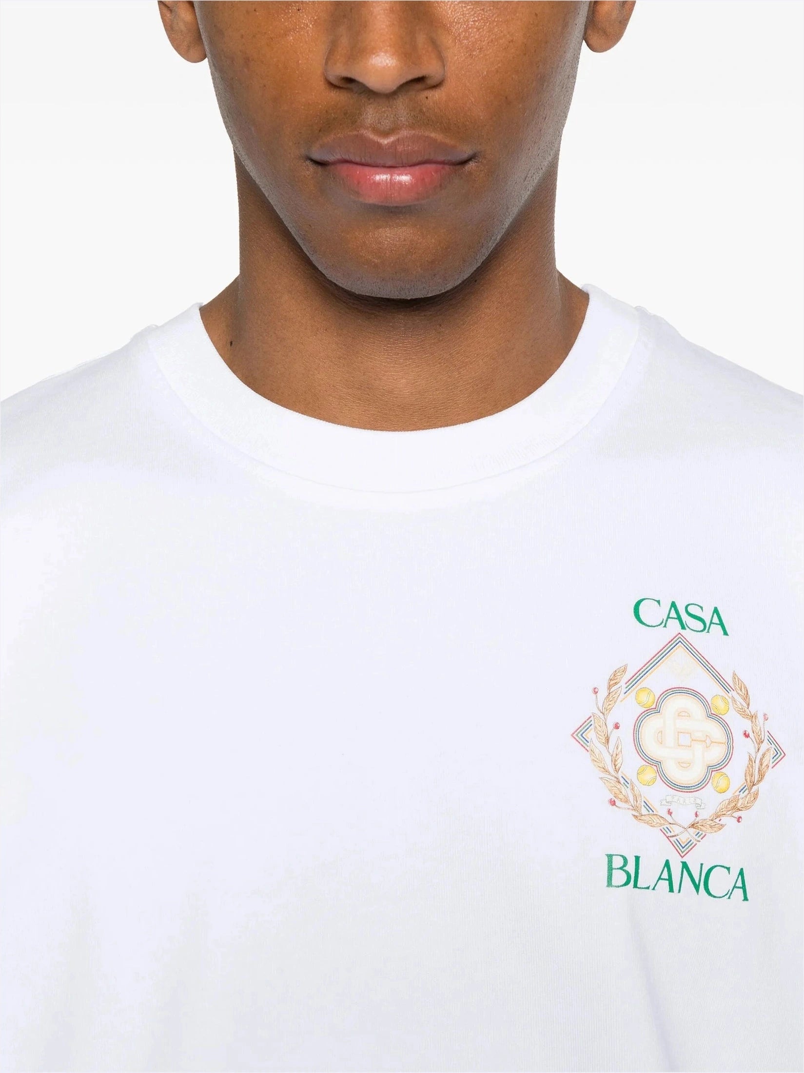 Championship diamond printed t-shirt