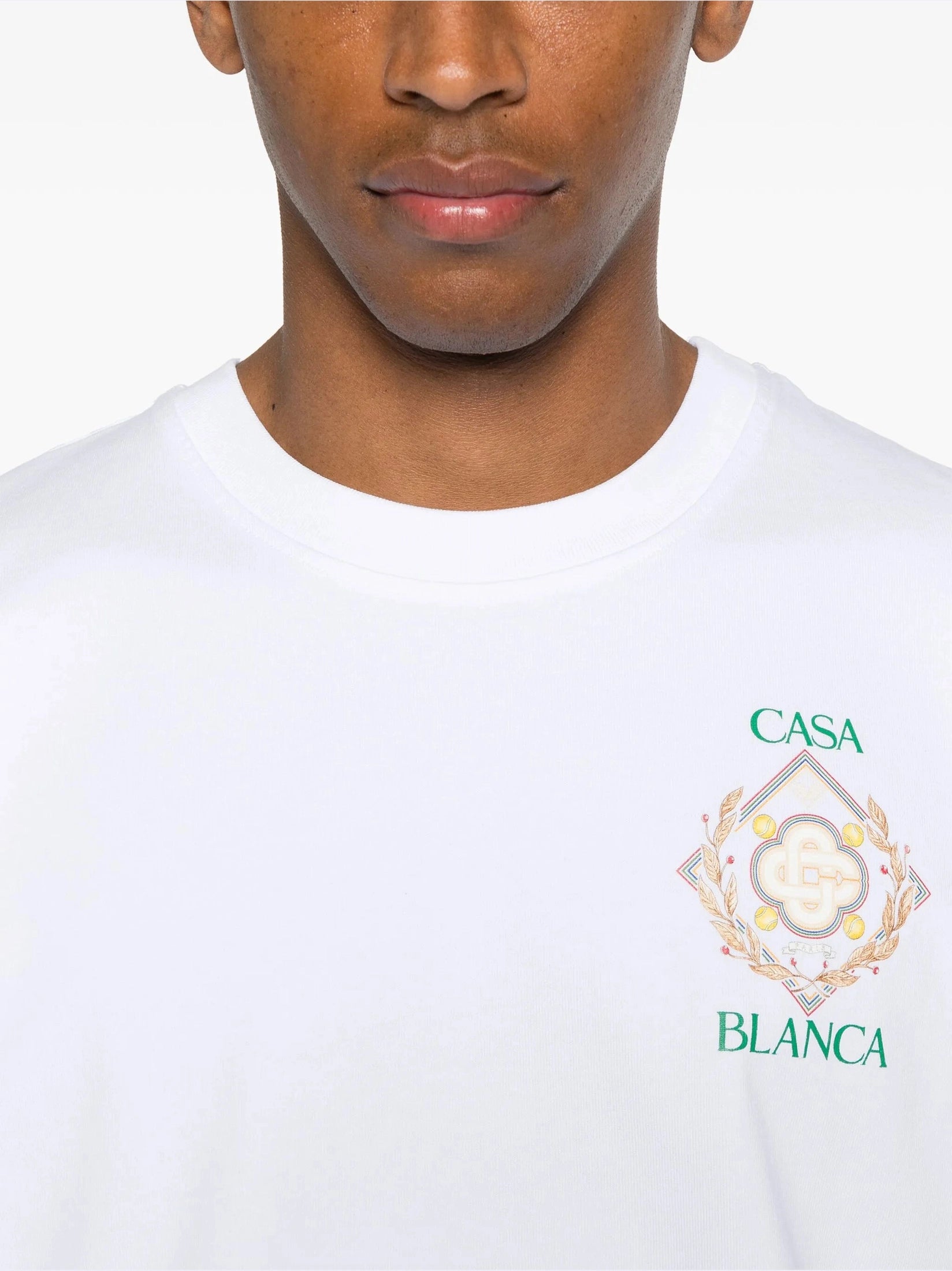 Championship diamond printed t-shirt
