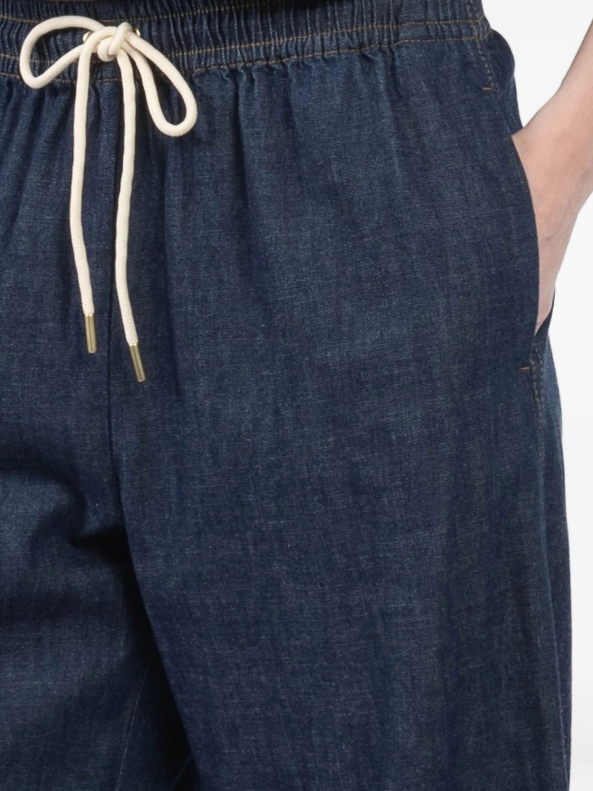 RHIANNON FRINGE DENIM PANT