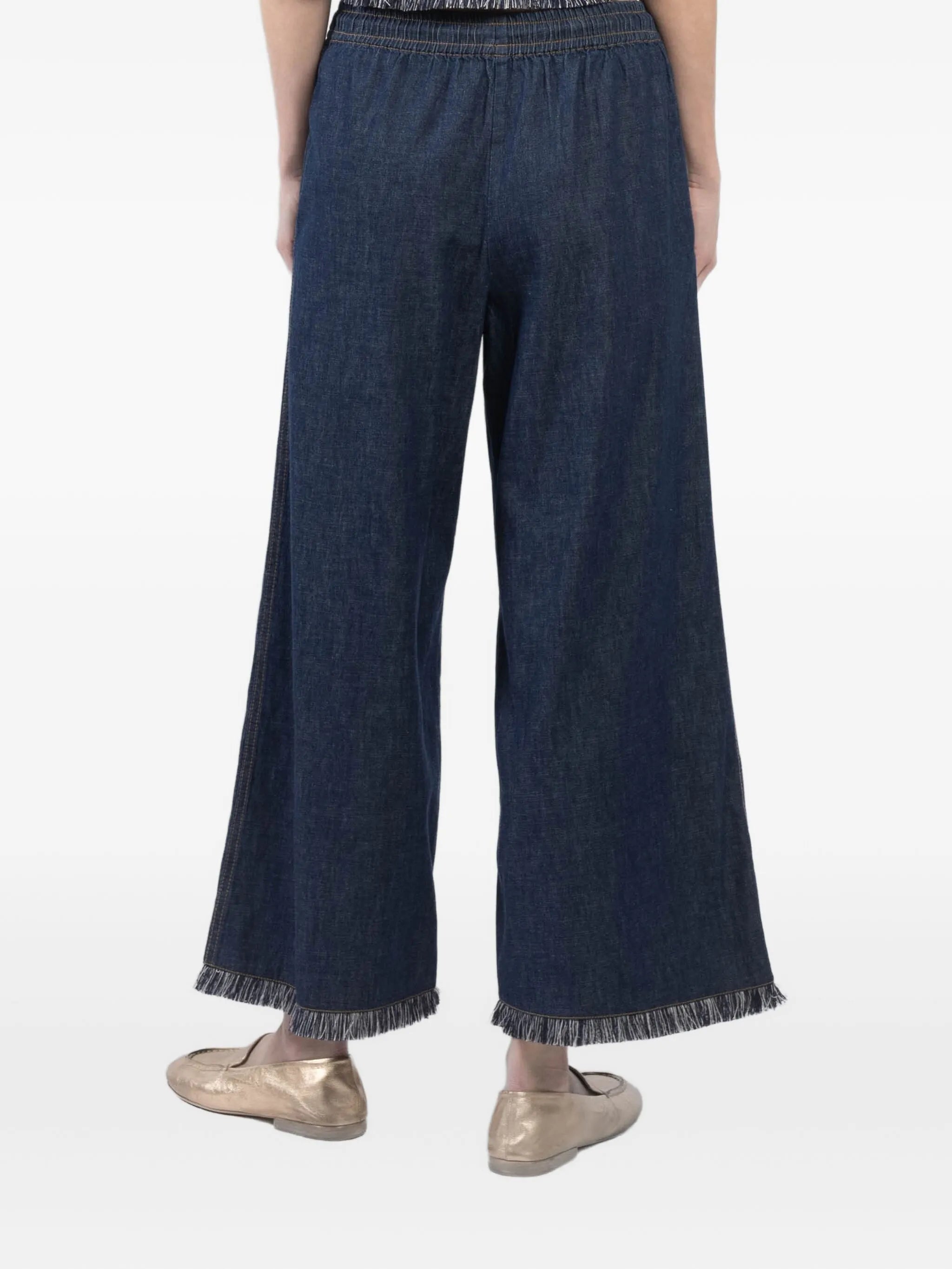RHIANNON FRINGE DENIM PANT
