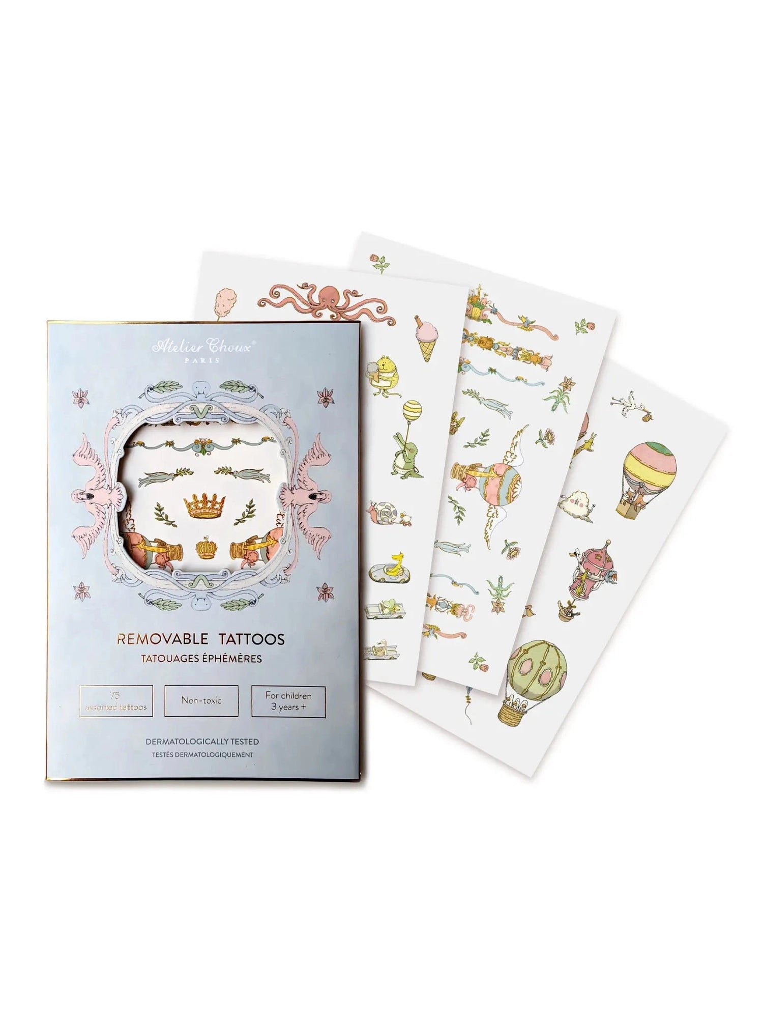 Gold foil tattoos