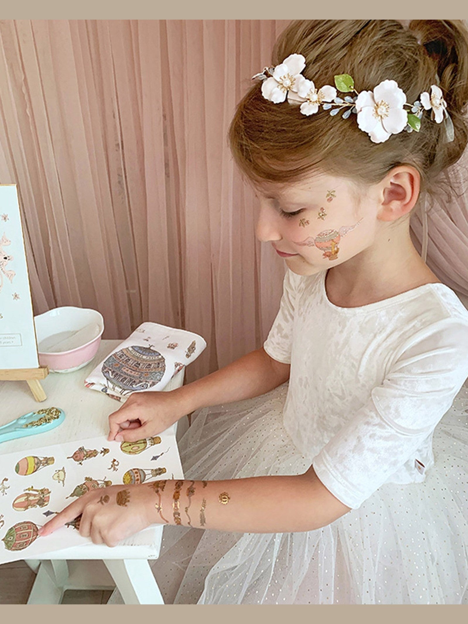 Gold foil tattoos