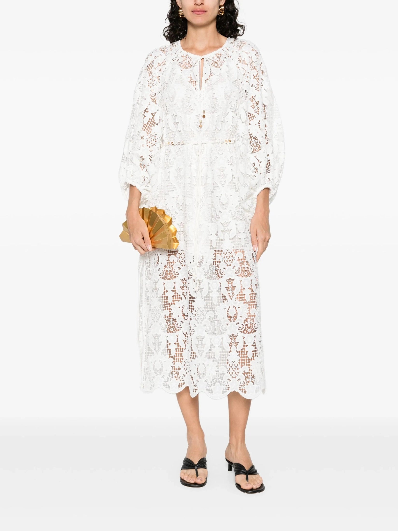 Coco lace midi dress