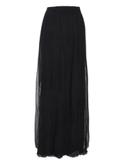 PLEATED MAXI SKIRT
