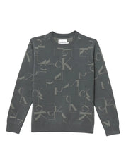 CITY GRID AOP SWEATE