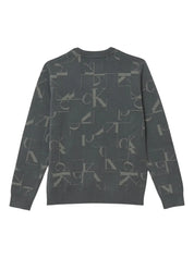 CITY GRID AOP SWEATE