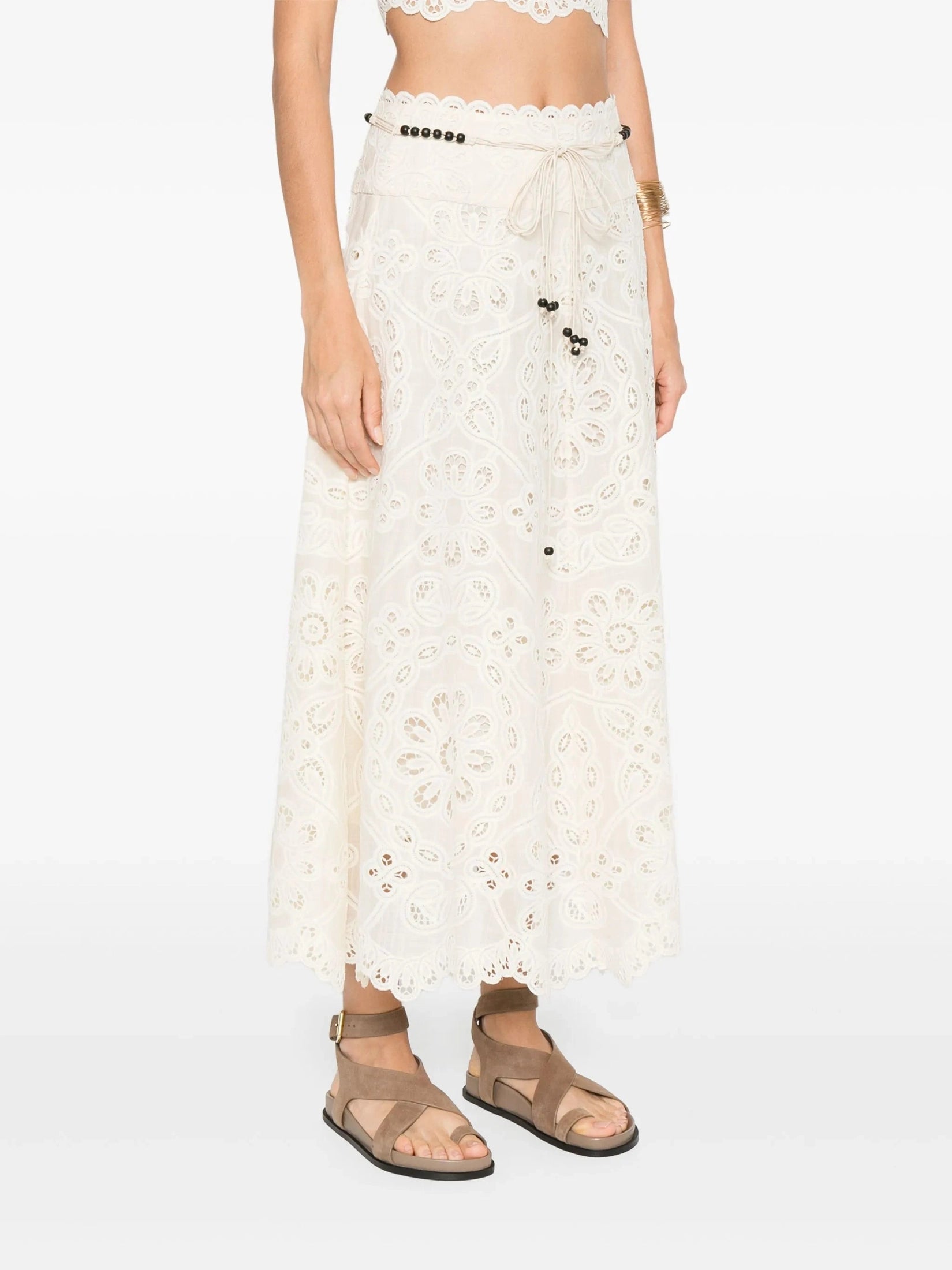 Rhiannon embroidered skirt