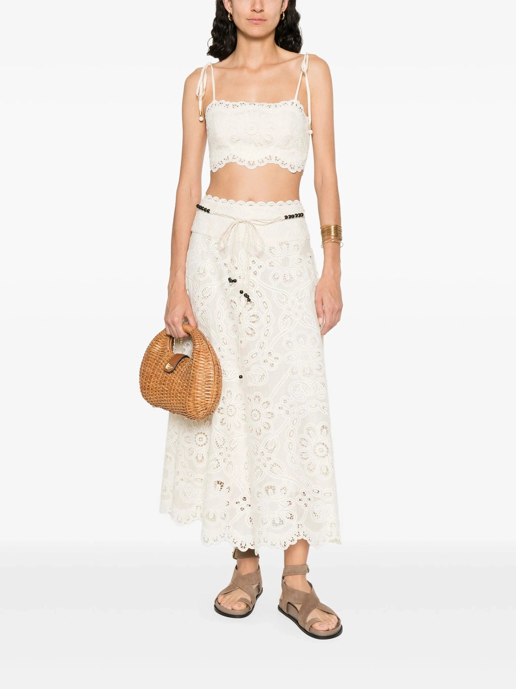 Rhiannon embroidered skirt