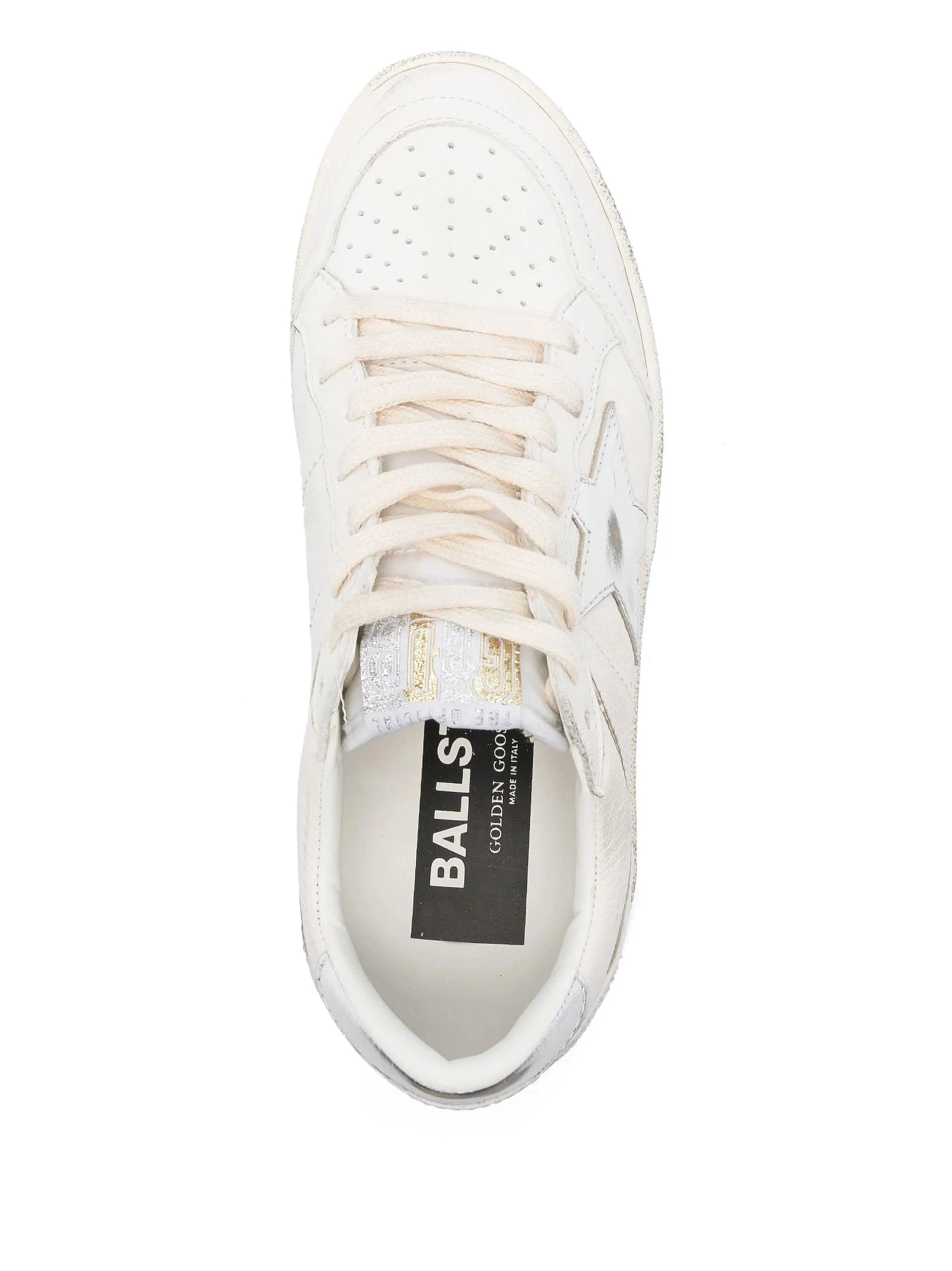 Ball star nappa upper toe and spur laminated star and heel
