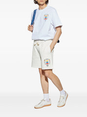 CASA WAY MOUNTAIN EMBROIDERED SWEATSHORTS